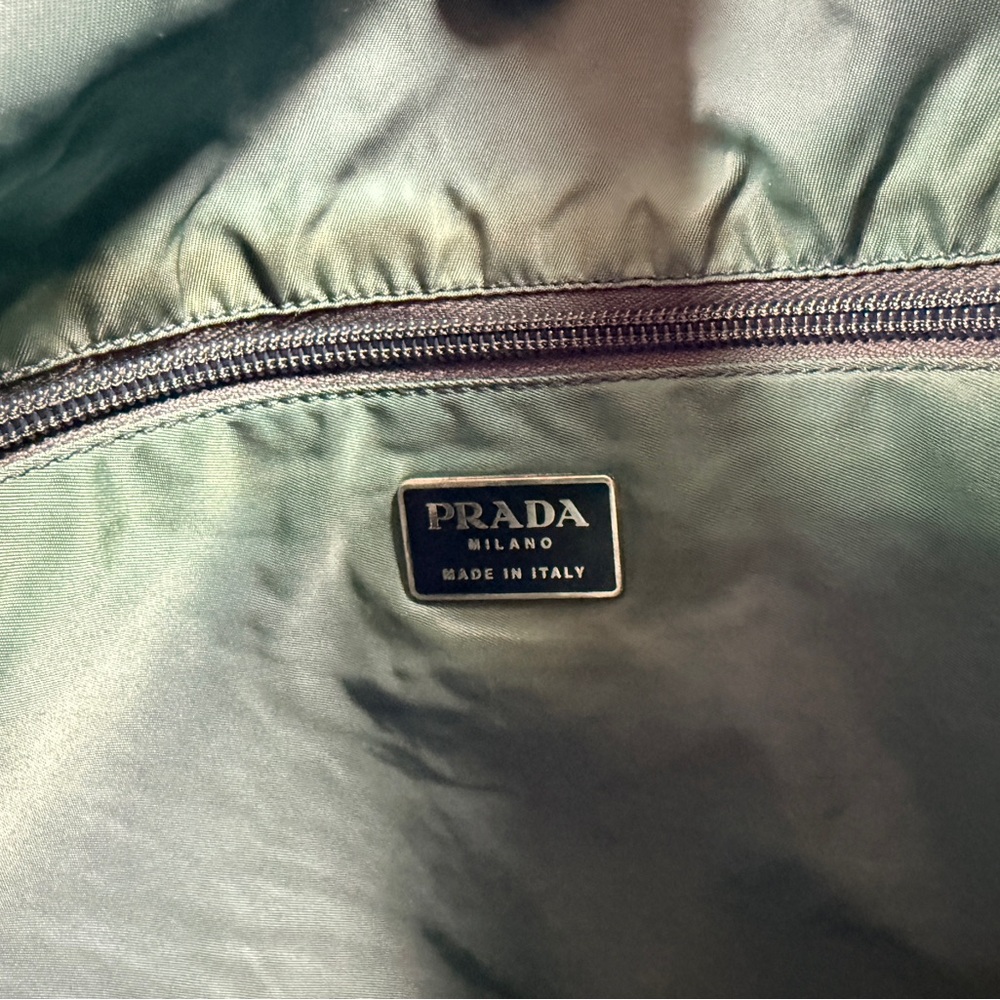 Prada Nylon Tote Bag in Denim Color - Picture 10 of 11